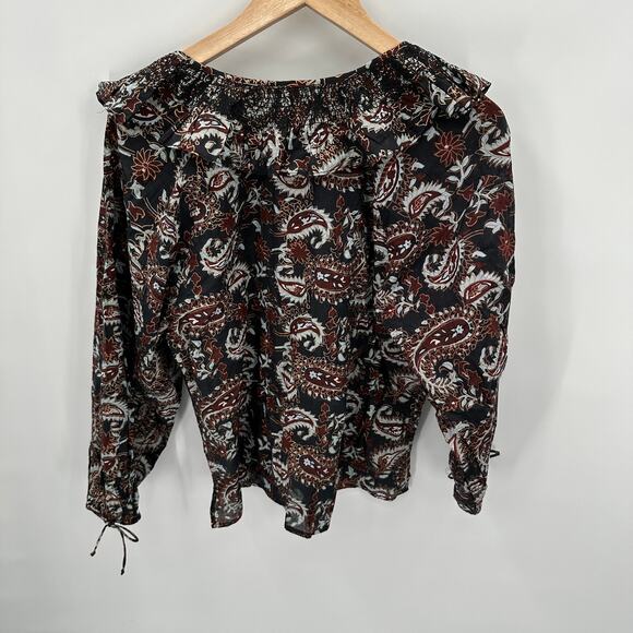 CLEOBELLA NWT Evereve Jillian Organic Cotton Long Sleeve Blouse // XS - Picture 12 of 14